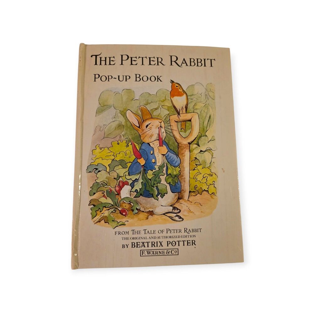 The Peter Rabbit Pop-Up Book Beatrix Potter Vintage 1983 HC Popups Partial